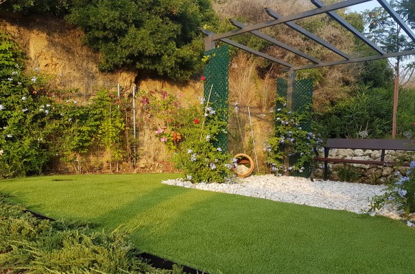terrace green artificial grass