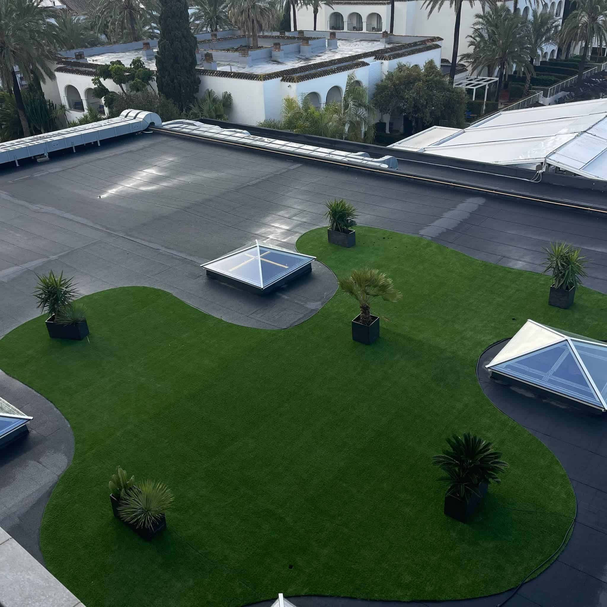 ARTGARDEN Instalación con Maya 35. Cubierta en hotel Meliá Atlanterra 02